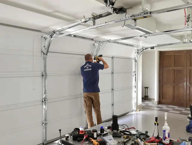 Lake Wylie Garage Door Repair certified technician performing precision garage door repair in Lake Wylie