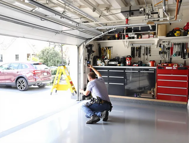 Local garage door repair service by Lake Wylie Garage Door Repair in Lake Wylie