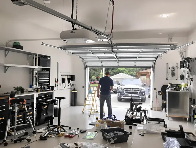 Garage door opener installation by Lake Wylie Garage Door Repair in Lake Wylie