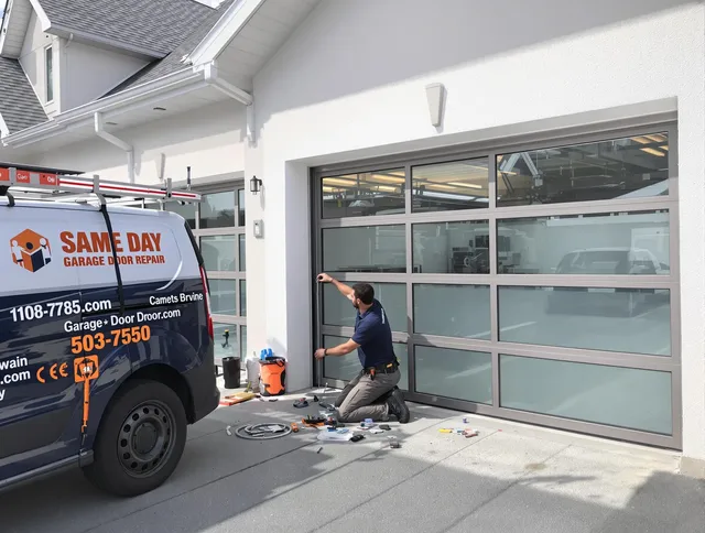 Same-day garage door repair service by Lake Wylie Garage Door Repair in Lake Wylie